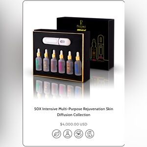 Onia Black and Gold Skincare Serum Set